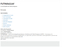 Tablet Screenshot of futparaguay.com